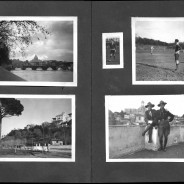 Two pages from album "Rome" (photos: gelatin silver print)